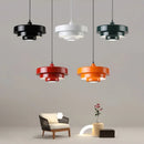 suspension led macaron en acier au carbone aluminium illuminations