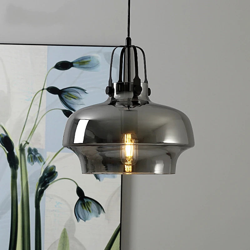 suspension en verre nordique pour décoration moderne de votre intérieur - vue 5 sur 9