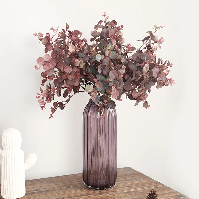 branche d'arbre d'eucalyptus luxueuse décoration plante artificielle - vue 4 sur 9