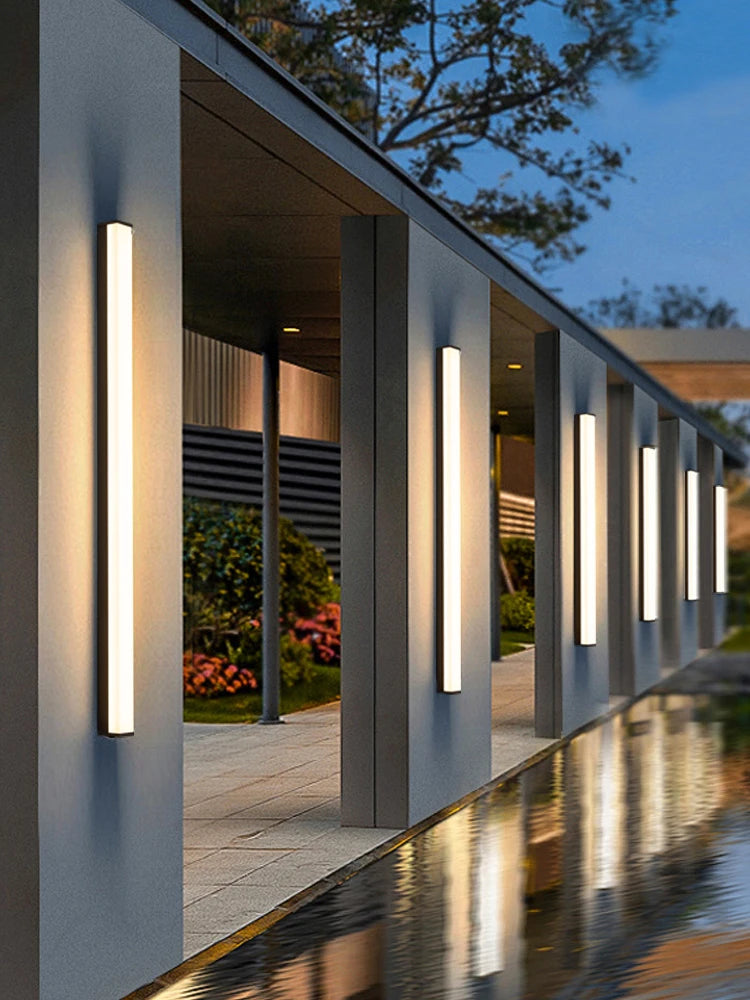 applique murale led moderne étanche pour extérieur jardin