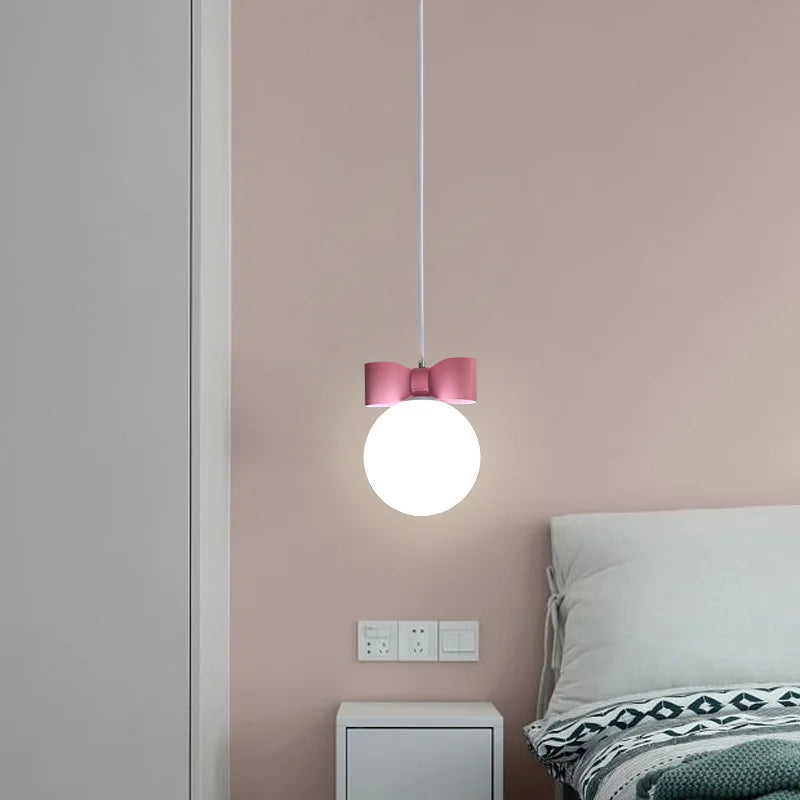 lustre romantique moderne simple pour chambre d'enfant princesse - vue 6 sur 8