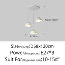 Eleganter LED-Kronleuchter im nordischen Stil für die stilvolle Inneneinrichtung
