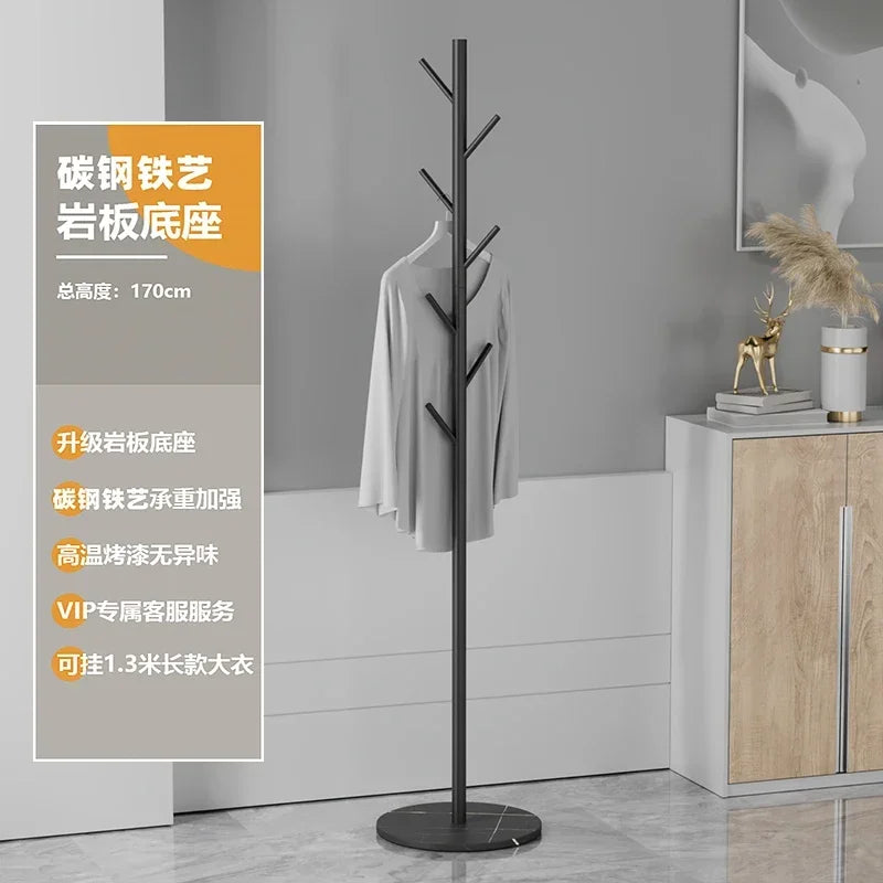 Multifunctional Floor Coat Rack, Hat Hanger, Tree Style, Freestanding Handbag Organizer, Luxury Storage Stand, 7 Hooks - vue 24 sur 28
