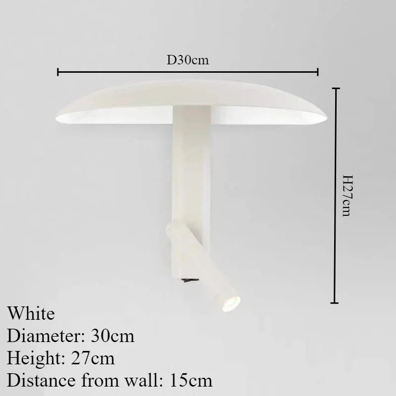 applique murale moderne rotative en métal design nordique lumière led - vue 8 sur 11
