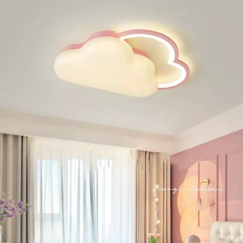Deckenleuchte Wolke Regenbogen für Kinderzimmer romantisch und sanft - vue 3 sur 8