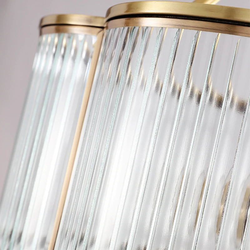Suspension ou plafonnier en verre de cuivre E27 lampe à LED montée au plafond pour salon allée chambre Lampara luminaire intérieur - vue 6 sur 8