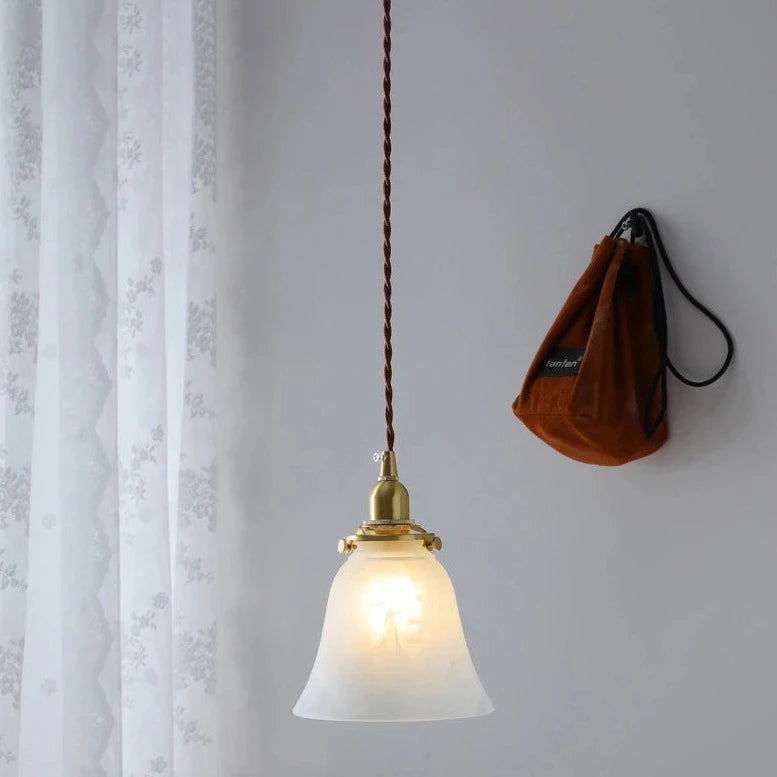 Suspension laiton antique style européen - vue 5 sur 9