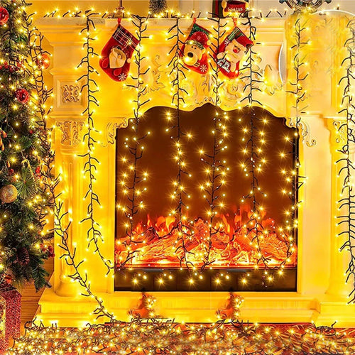 Weihnachtslichterkette 2.000 LED wasserdicht für außen 8 Modi - vue 6 sur 8