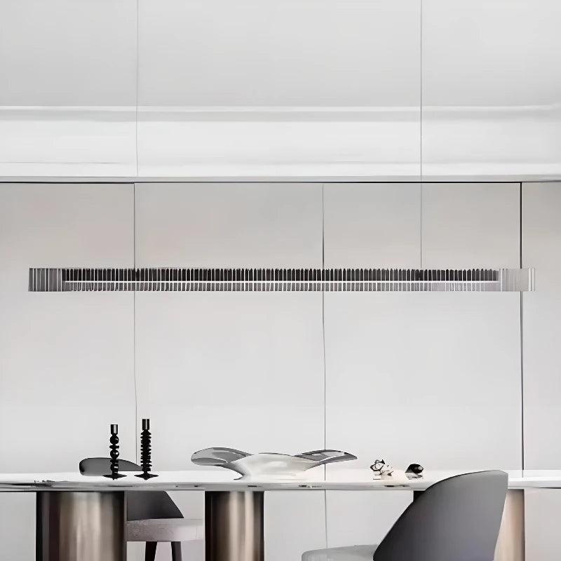 lustre en verre à led design moderne pour décoration intérieure - vue 4 sur 8