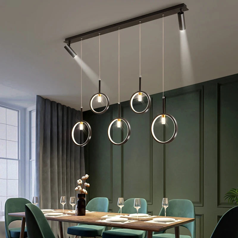 lustre led décoratif pour intérieur éclairage plafond
