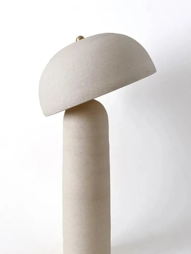 lampe à poser en poterie japonaise style wabi-sabi décoration artistique - vue 6 sur 8
