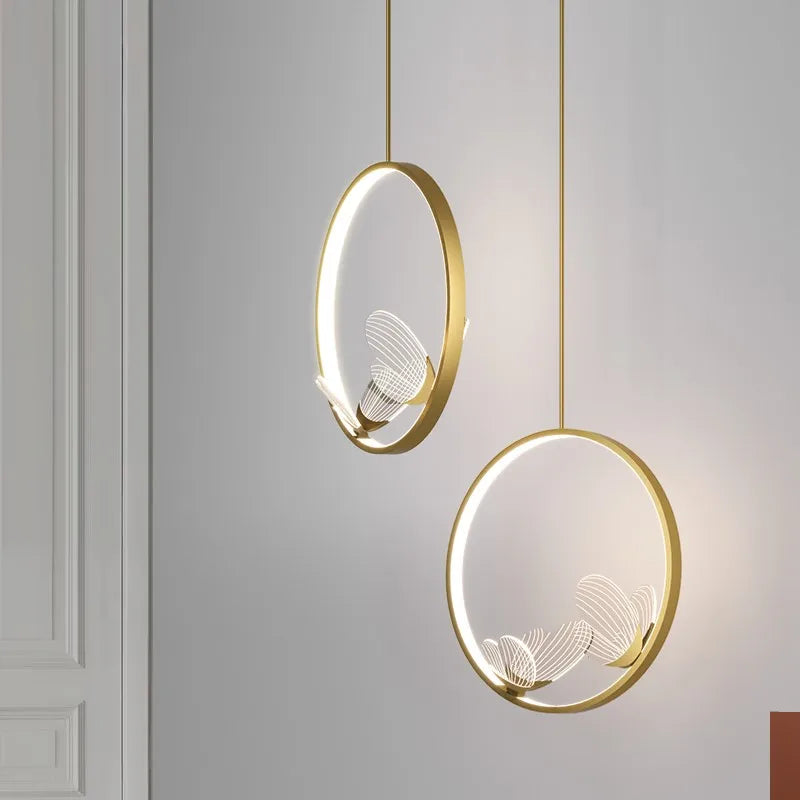 Design-Pendelleuchte aus Acryl für moderne luxuriöse Einrichtung - vue 4 sur 21