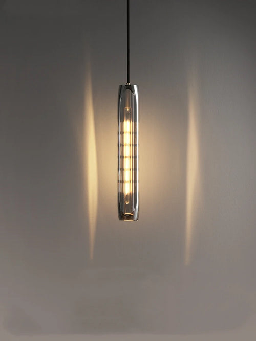 Luxuriöse Kristall-Pendelleuchte im modernen Design - vue 2 sur 7