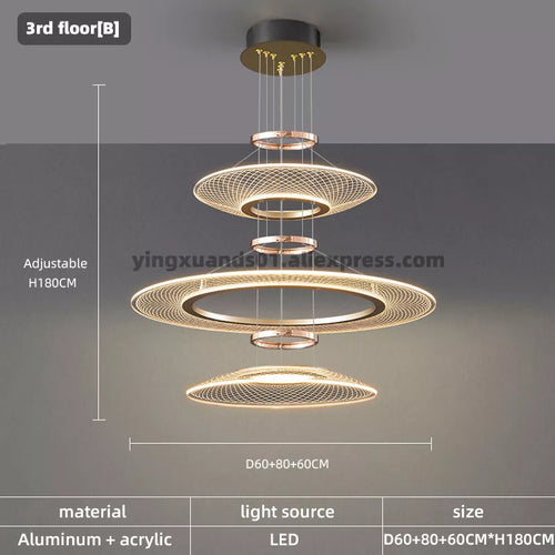 LED-Pendelleuchte mit zwei Leuchten für Hotel und Restaurant - vue 12 sur 11