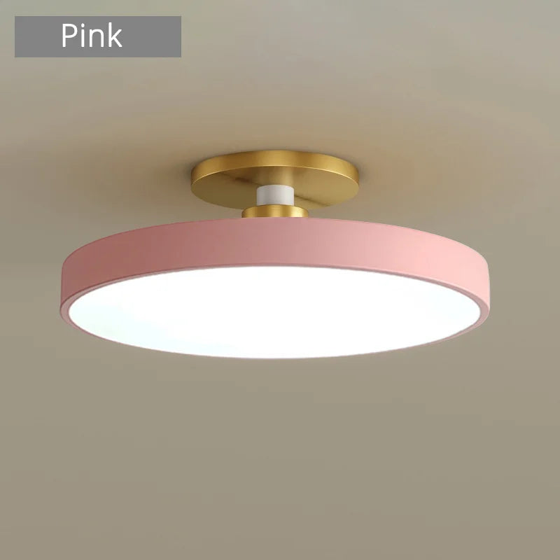 Kreative nordische LED-Deckenleuchte Macaron romantisch minimalistisch