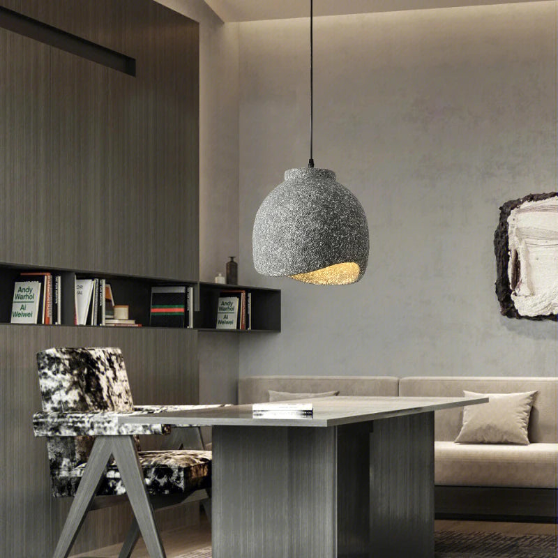 lustre wabi sabi nordique pour restaurant bar et décoration familiale - vue 4 sur 10