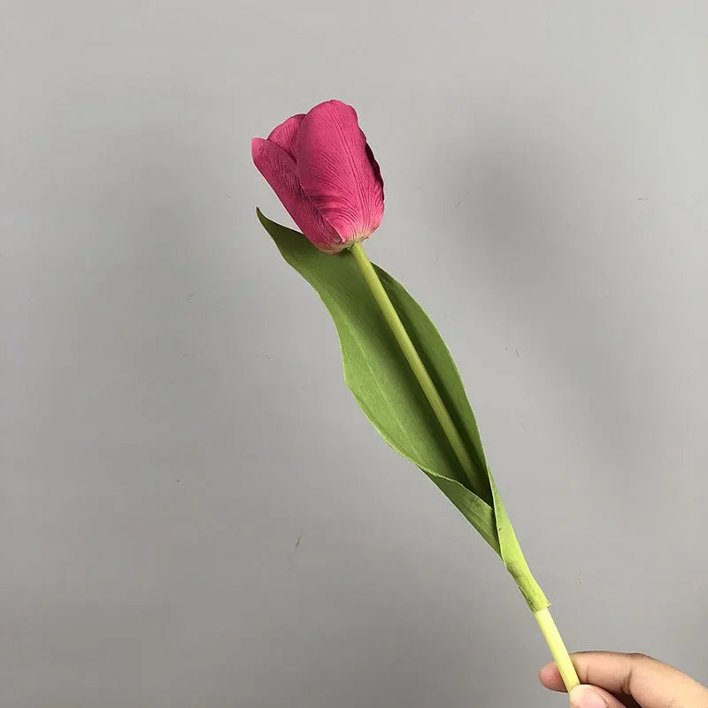 lot de 5 tulipes artificielles pour décoration réaliste