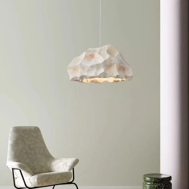 Pendelleuchte in Steinoptik für die Innendekoration - vue 4 sur 8