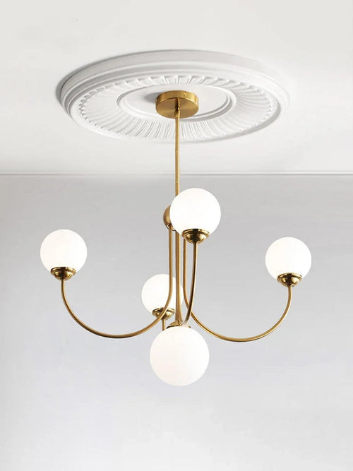 Vintage-Kronleuchter mit LED für stilvolle Inneneinrichtung - vue 2 sur 10