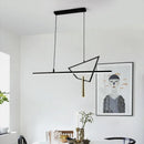 suspension géométrique en led pour intérieur moderne et élégant