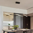 lustre led rotatif moderne à intensité variable pour éclairage décoratif