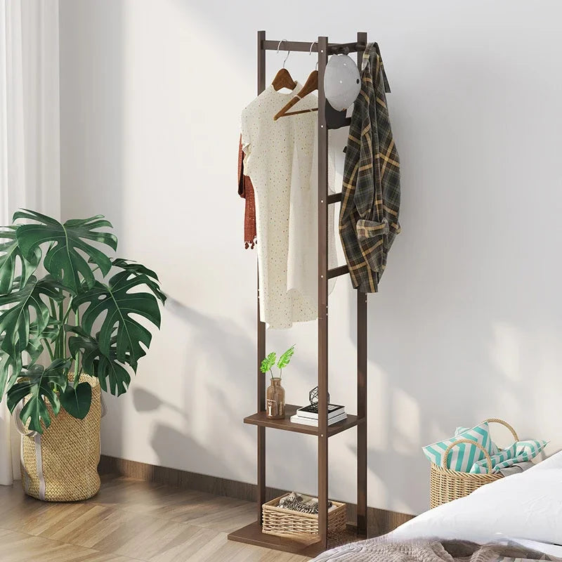 porte-manteau en bambou multifonction pour vêtements modernes - vue 5 sur 15