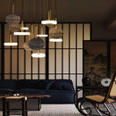 Deckenleuchte aus Marmor und Holz – moderne und elegante Pendelleuchte