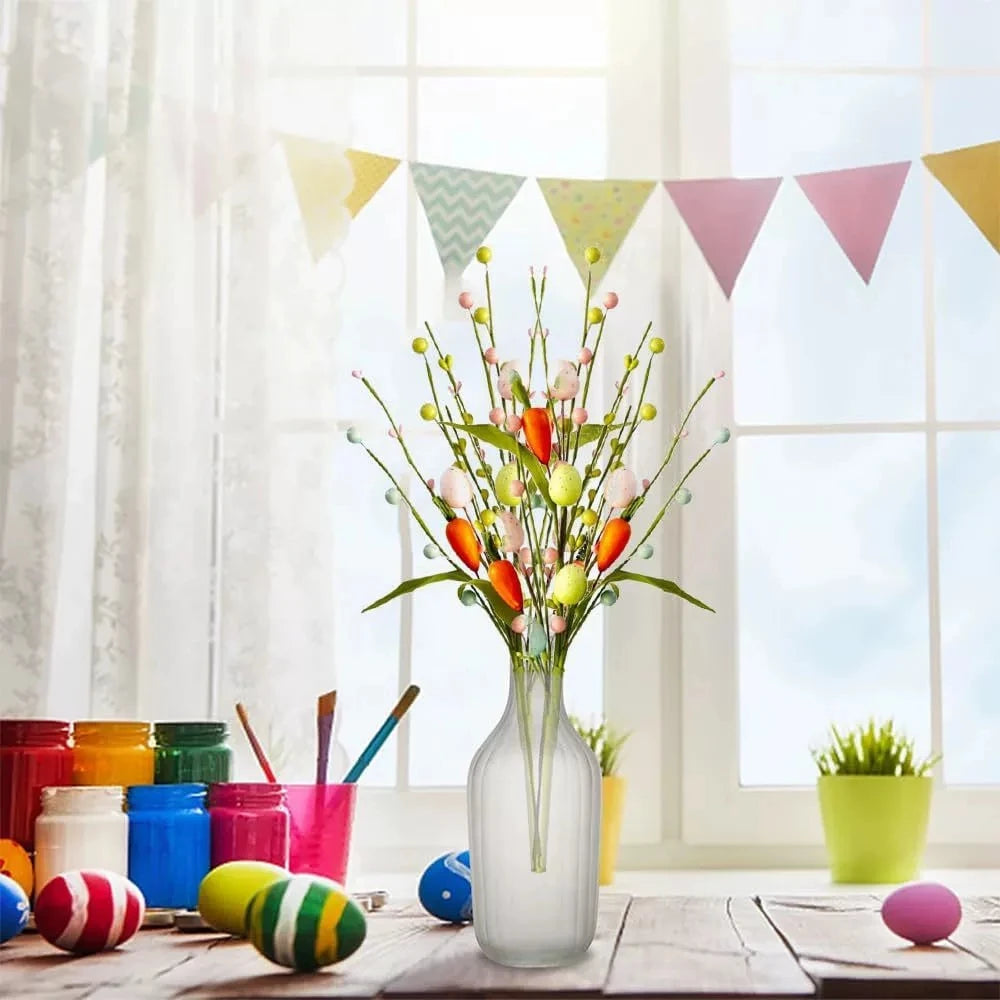 décoration florale artificielle pour Pâques et printemps - vue 8 sur 8