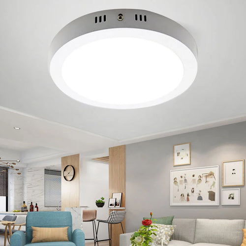 Ultraflache LED-Panel-Deckenleuchte für den Innenbereich - vue 2 sur 12