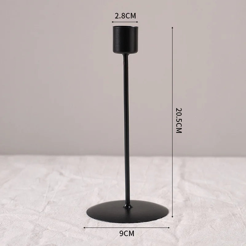 bougeoir nordique simple pour décoration de fête - vue 8 sur 10