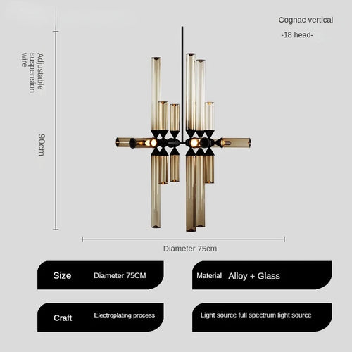 Tischlampe aus Glas im italienischen Design für moderne Räume - vue 19 sur 19