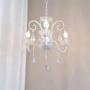 lustre romantique en cristal pour chambre d'enfant moderne