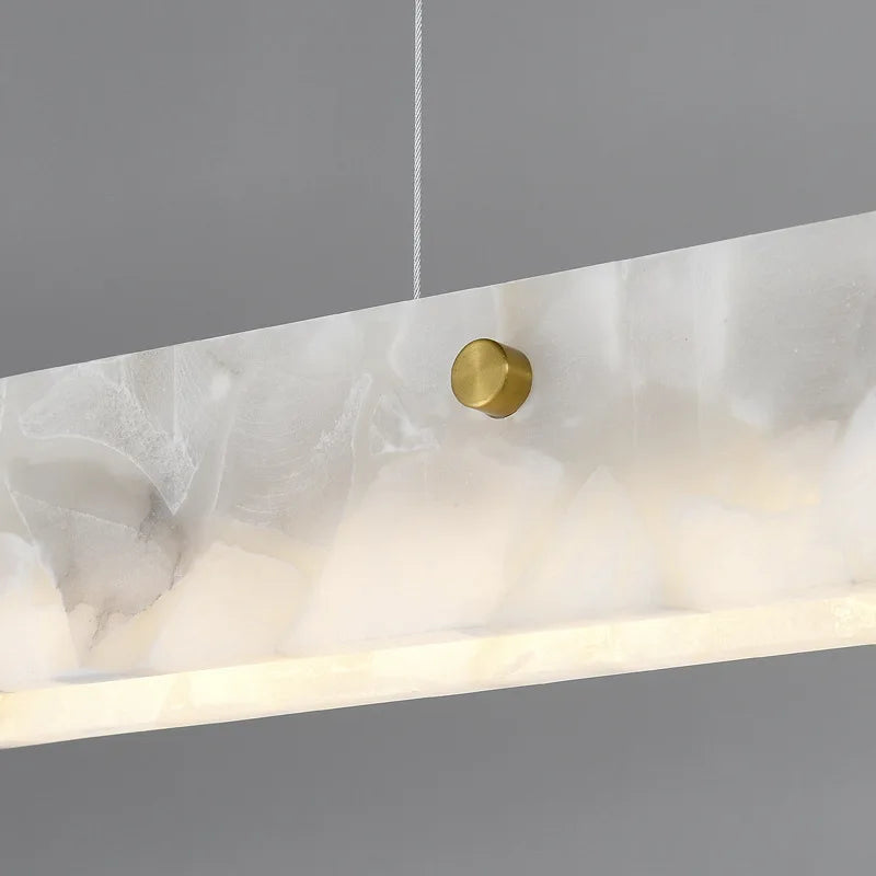 lustre moderne en marbre noir pour décoration intérieure élégante - vue 7 sur 10
