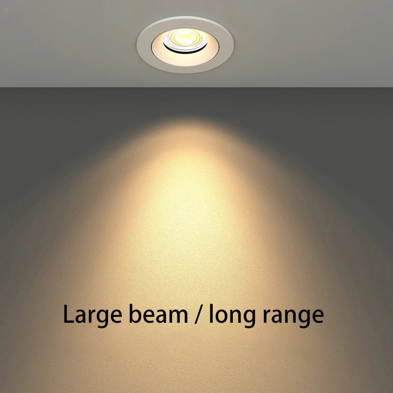 projecteurs led encastrés ultra mince 	en aluminium - vue 3 sur 4