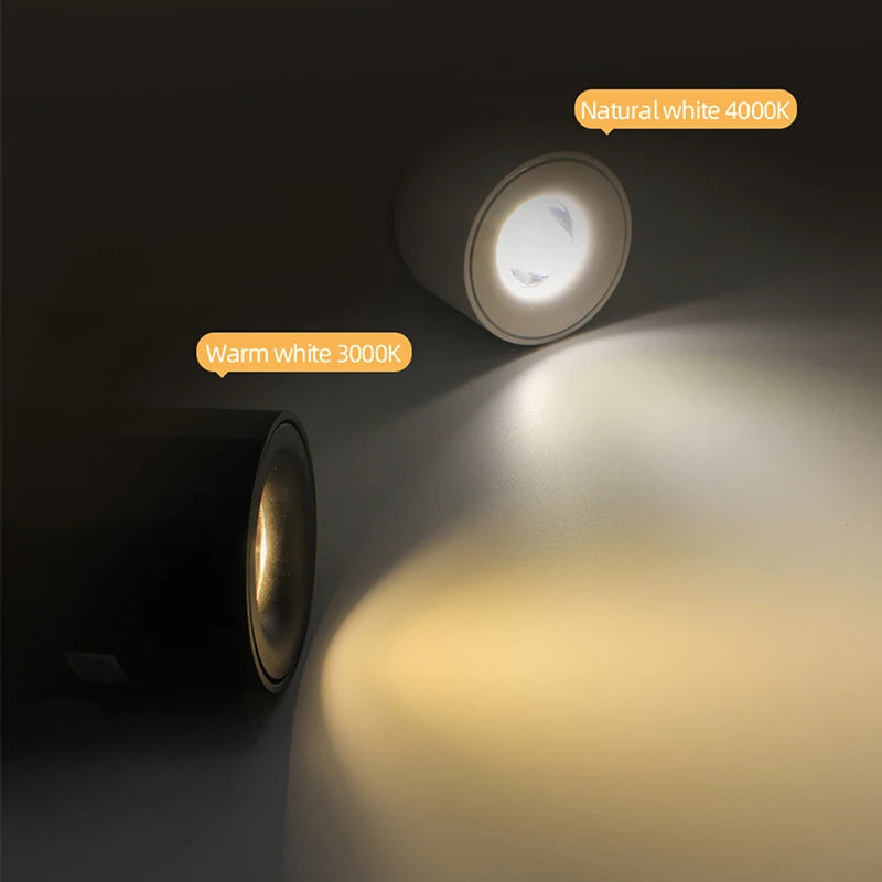 plafonnier led cree cob monté en surface - vue 5 sur 8
