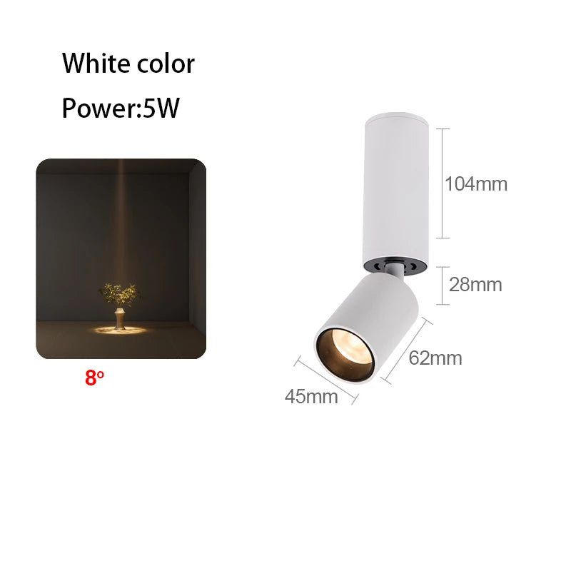 spot led à angle réglable pour un éclairage d'ambiance optimal - vue 18 sur 19