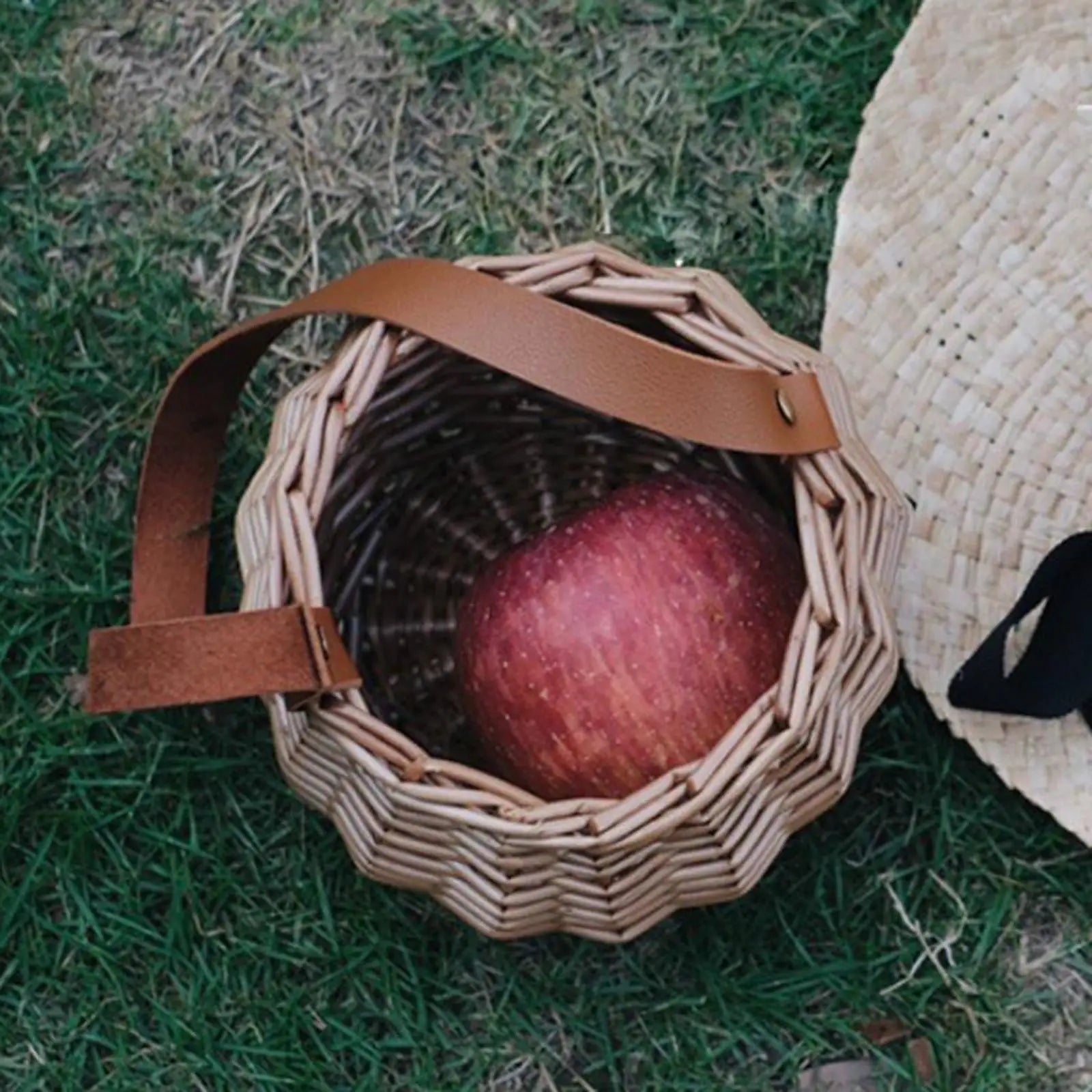 panier de rangement tissé pour plantes et fleurs - vue 5 sur 7