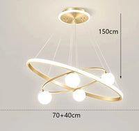 Décoration de la maison lustre salle à manger lampes suspendues éclairage intérieur luminaire plafonniers salon éclairage intérieur fantaisie