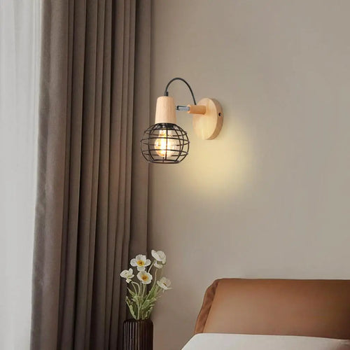 Retro Industrielle Vintage Wandleuchte für die Innendekoration - vue 3 sur 8