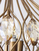 Vintage-Kristall-Pendelleuchte für einen eleganten Retro-Stil