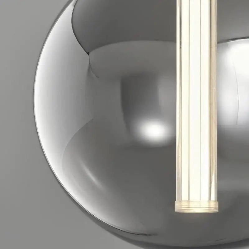 Pendelleuchte aus Rauchglas Design-Lampe für Restaurant und Café - vue 8 sur 8