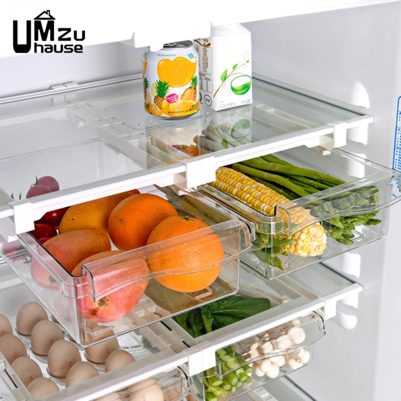 organisateur transparent pour légumes et fruits de cuisine - vue 4 sur 7