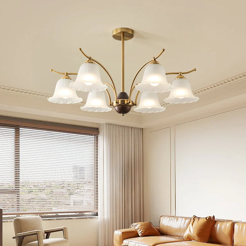 lustre rétro élégant pour un éclairage classique et raffiné - vue 3 sur 9