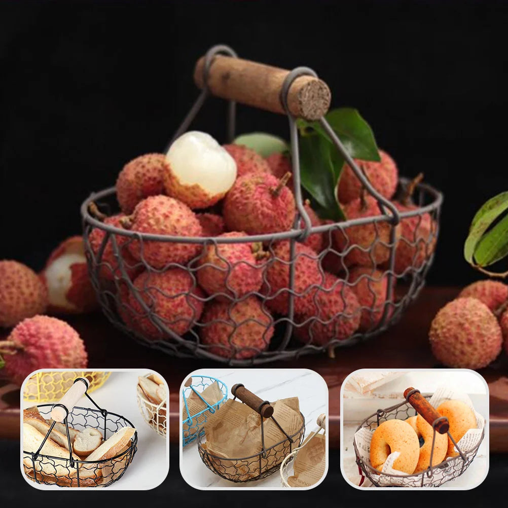 panier à œufs en métal pour fruits et légumes - vue 4 sur 7