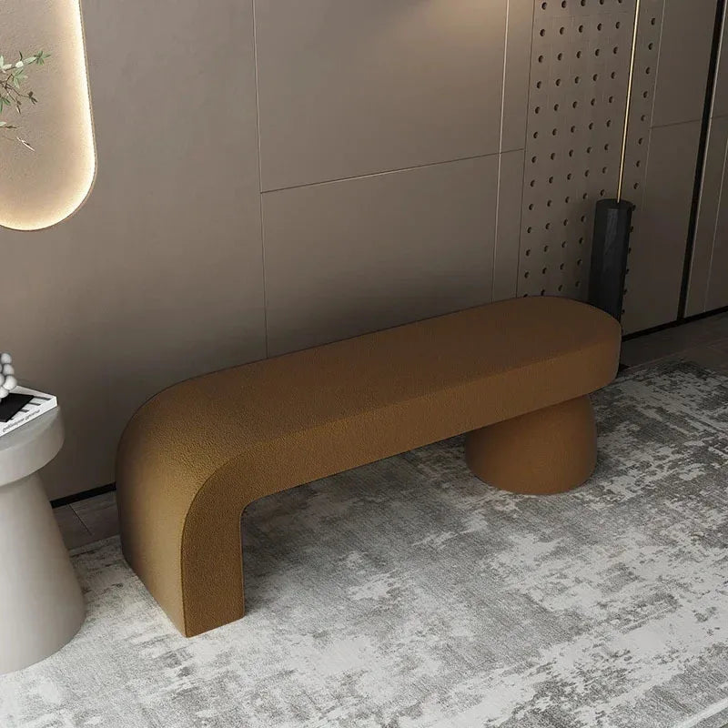 tabourets à langer en laine d'agneau pour un intérieur élégant - vue 5 sur 33