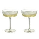 Lot 2 coupes champagne elysia verre cocktail martini