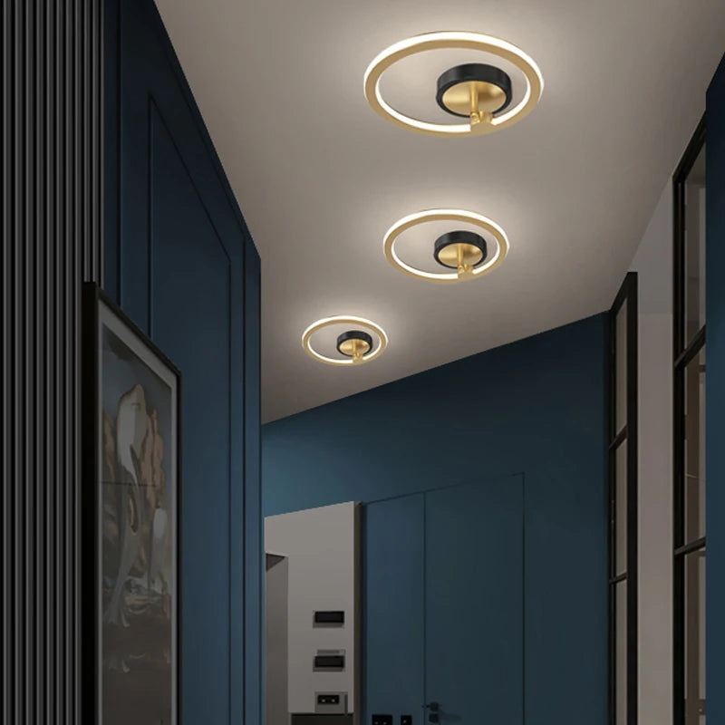 plafonnier led moderne nordique chic pour décoration intérieure - vue 4 sur 9