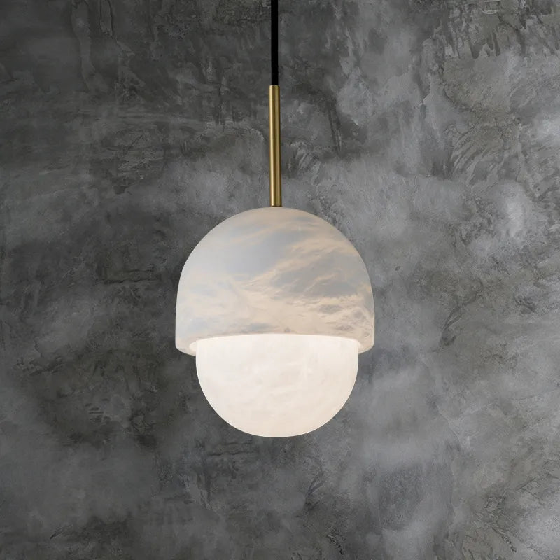 suspension moderne marbre Led luxe Restaurant lustre décor à la maison Lustres salle à manger suspension - vue 6 sur 25
