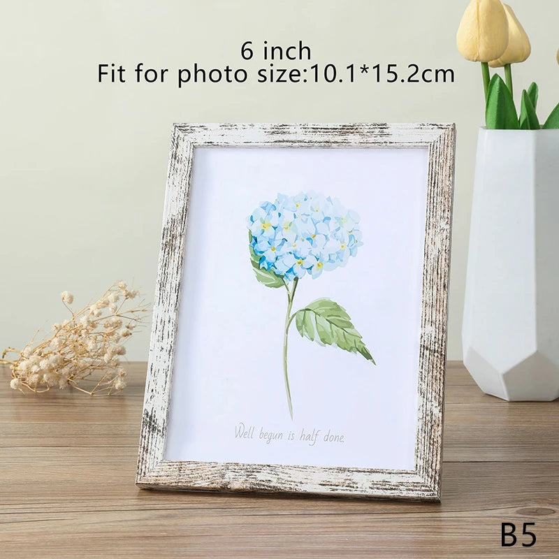 cadre photo en bois suspendu pour décoration et cadeau - vue 12 sur 18