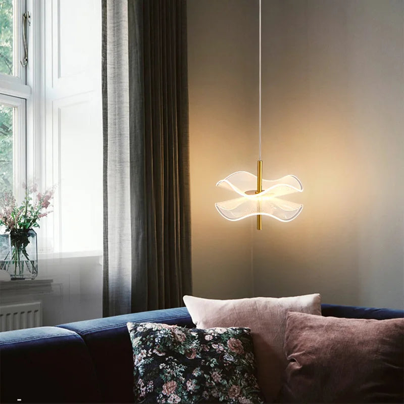 lustre en cristal led de luxe pour éclairage moderne créatif floral - vue 6 sur 10